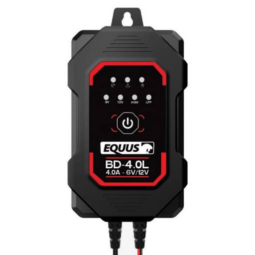 Cargador Inteligente con LED 6V/12V 70W Equus 